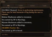 Early chat window (2016)