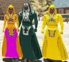 Decent sets-dyed 3 colors