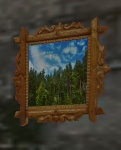 One of many paintings found on the walls