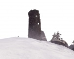 The tower looks peaceful enough from outside...