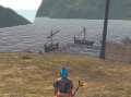 The docks area.
