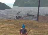 The docks area.