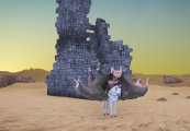 "The Dedicated Loremaster" Zrikz on his horse hanging out somewhere in Alharth!